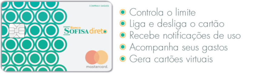 Cartão Sofisa Direto MasterCard