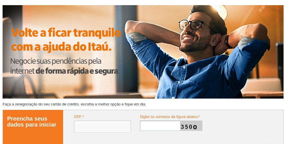 itaucard-renegociacao-de-dividas Portal de Negociação de Dívidas Itaucard