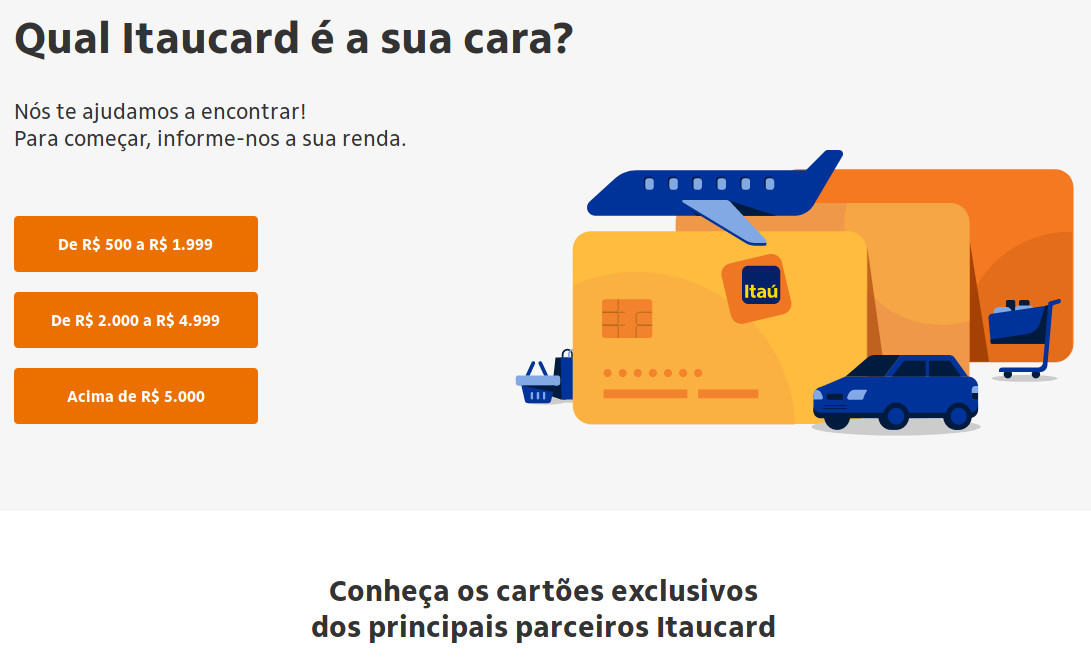 Portal de Cartões Itaucard